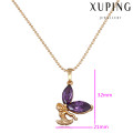 30961 xuping agate stone color stone saudi arabian gold plated pendant sets